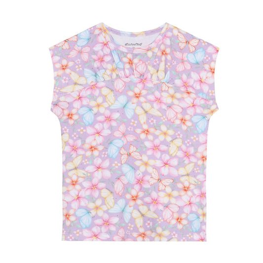 MinymoMinymo Girls Butterfly & Flowers T-ShirtBabysupermarket