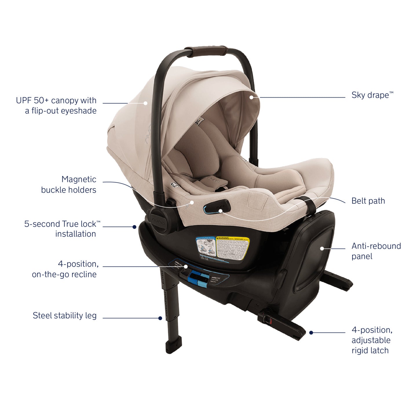 NunaPIPA AIRE RX Cedar w/RELAX Base & 2ND InsertBabysupermarket