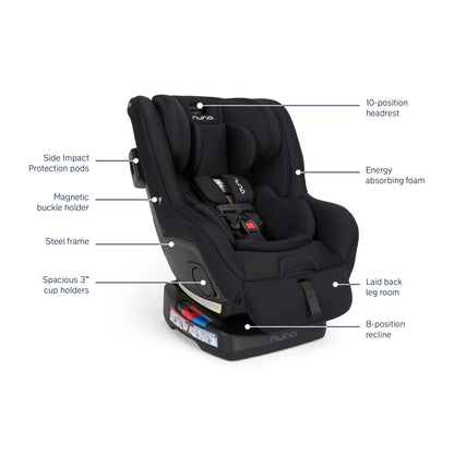 Nuna RAVA Next Child Safety Convertible Car Seat