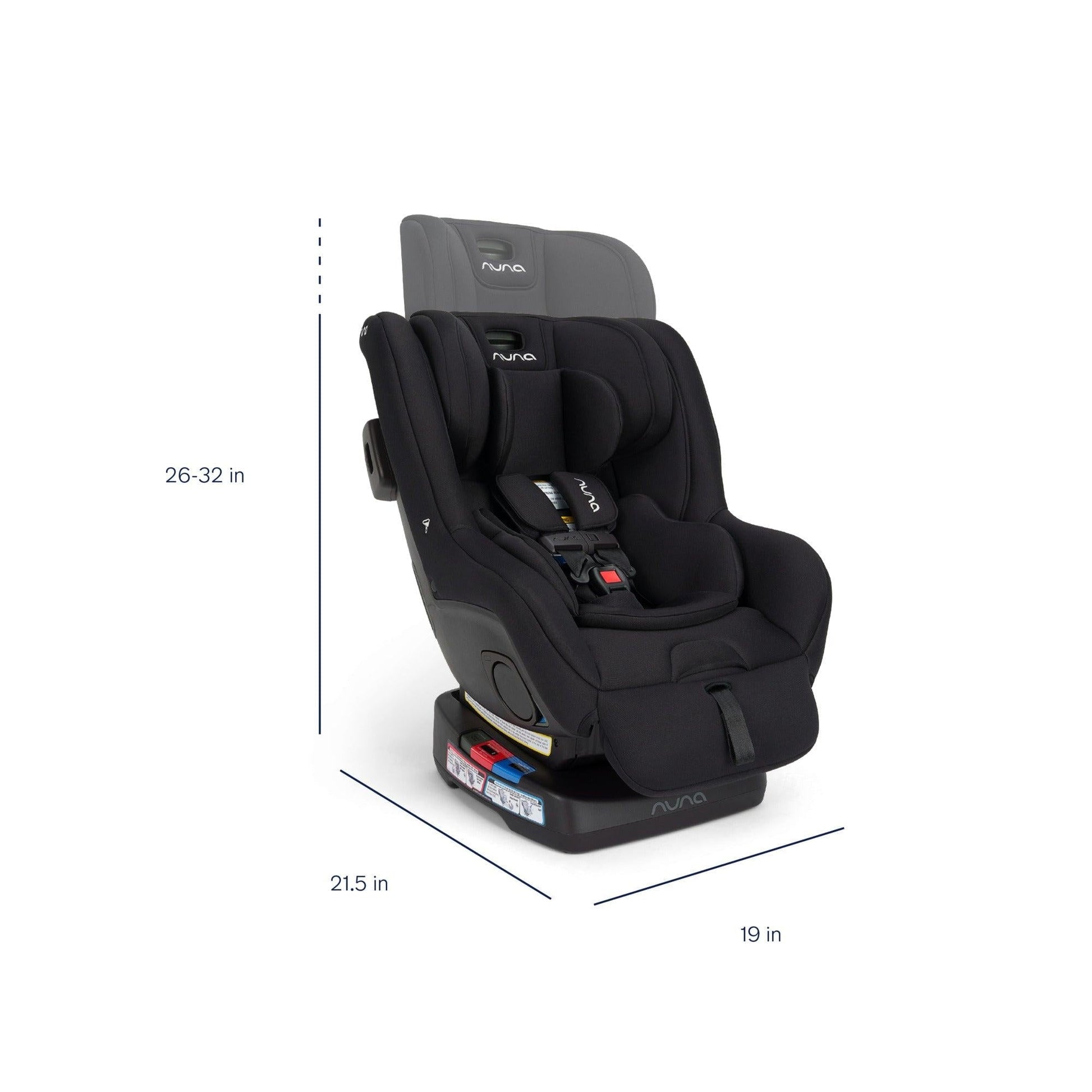 Nuna RAVA Next Child Safety Convertible Car Seat