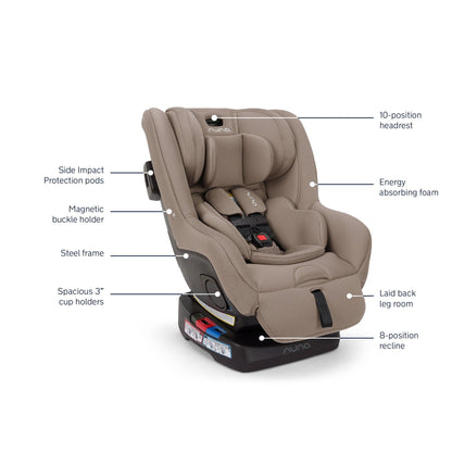 Nuna RAVA Next Child Safety Convertible Car Seat
