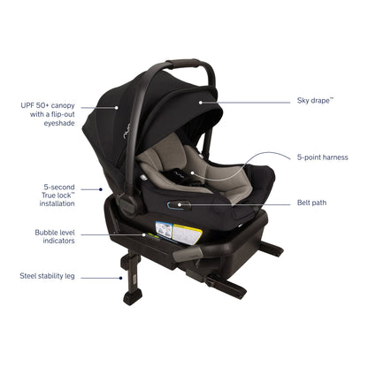NunaNuna PIPA Aire Infant Car Seat + Pipa Series BaseBabysupermarket