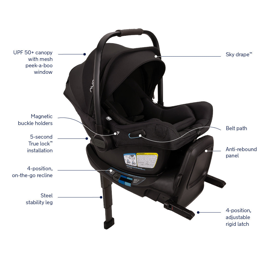 NunaPIPA AIRE RX Cedar w/RELAX Base & 2ND InsertBabysupermarket