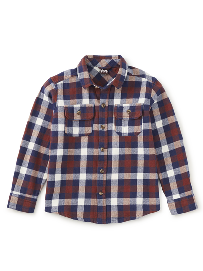 Tea CollectionTea Collection Boys Flannel Button Up Shirt - Cottage Hearth PlaidBabysupermarket