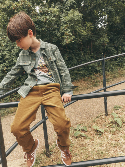 Tea Collection Boys Corduroy Pant - Raw Umber