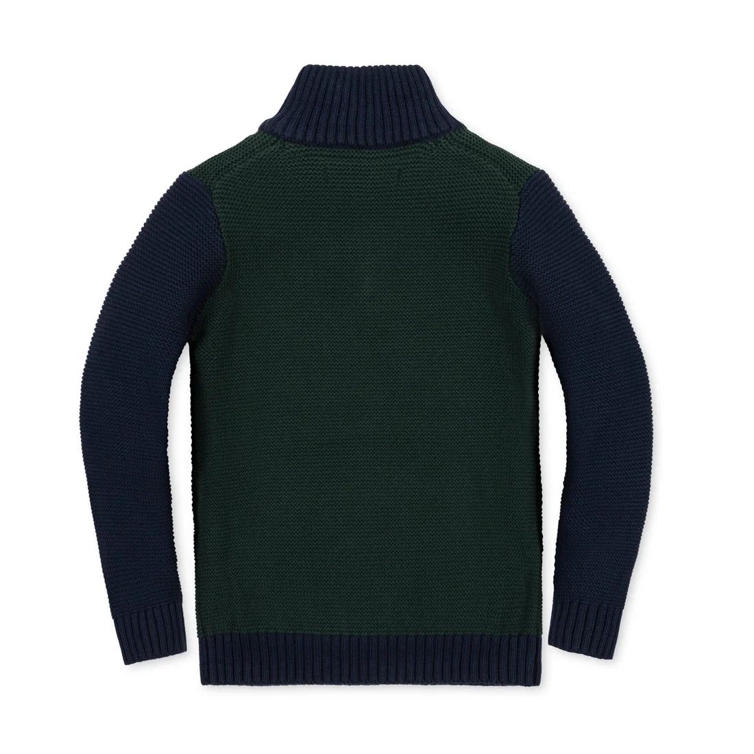 Hope & Henry Boys Organic Half Zip Kanga Sweater