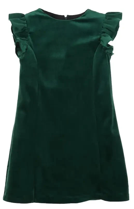 Luli & Me Deluxe Velvet Shift Dress