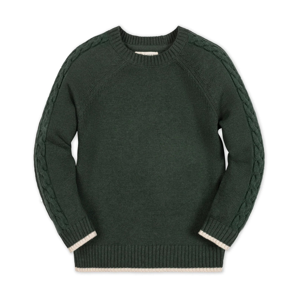 Hope & Henry Boys Organic Raglan Crew Neck Sweater