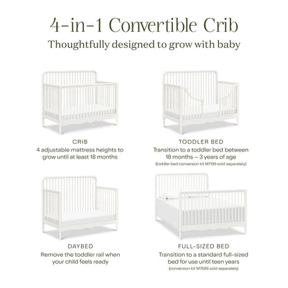 Namesake Liberty 4-in-1 Convertible Spindle Crib