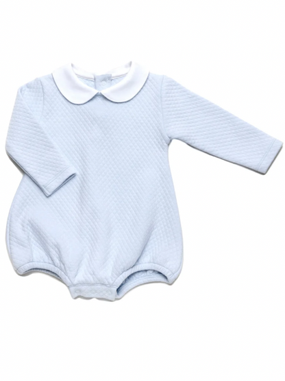 Milly Marie Boys Diamond Quilt Long Sleeve Bubble