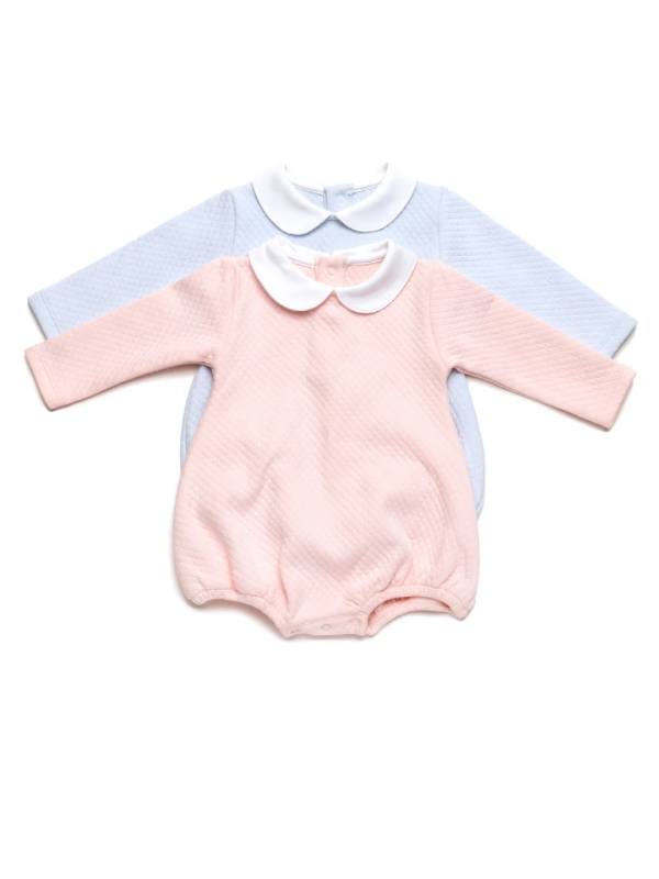 Milly Marie Boys Diamond Quilt Long Sleeve Bubble