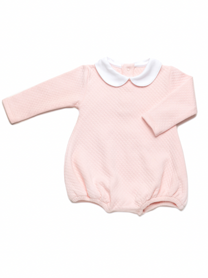 Milly Marie Girls Diamond Quilt Long Sleeve Bubble