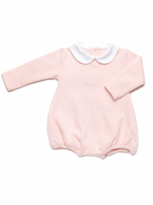 Milly Marie Girls Diamond Quilt Long Sleeve Bubble