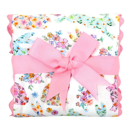 3 Martha's Garden Fancy Fabric Burp