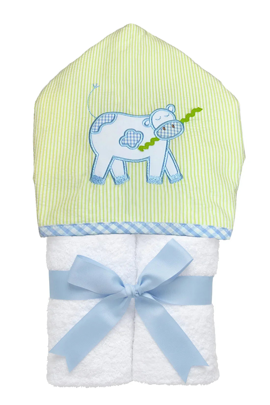 3 Marthas3 Marthas Everykid Towel - Blue CowBabysupermarket