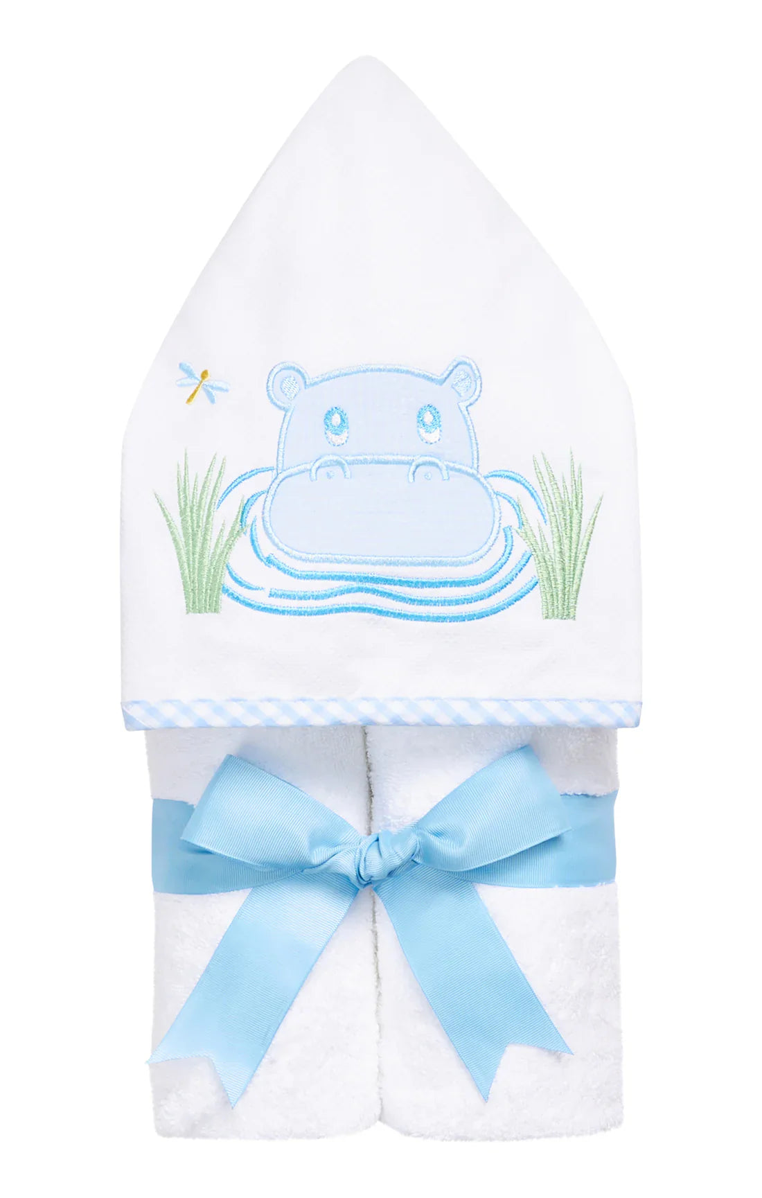 3 Marthas 3 Marthas Everykid Towel - Blue Hippo