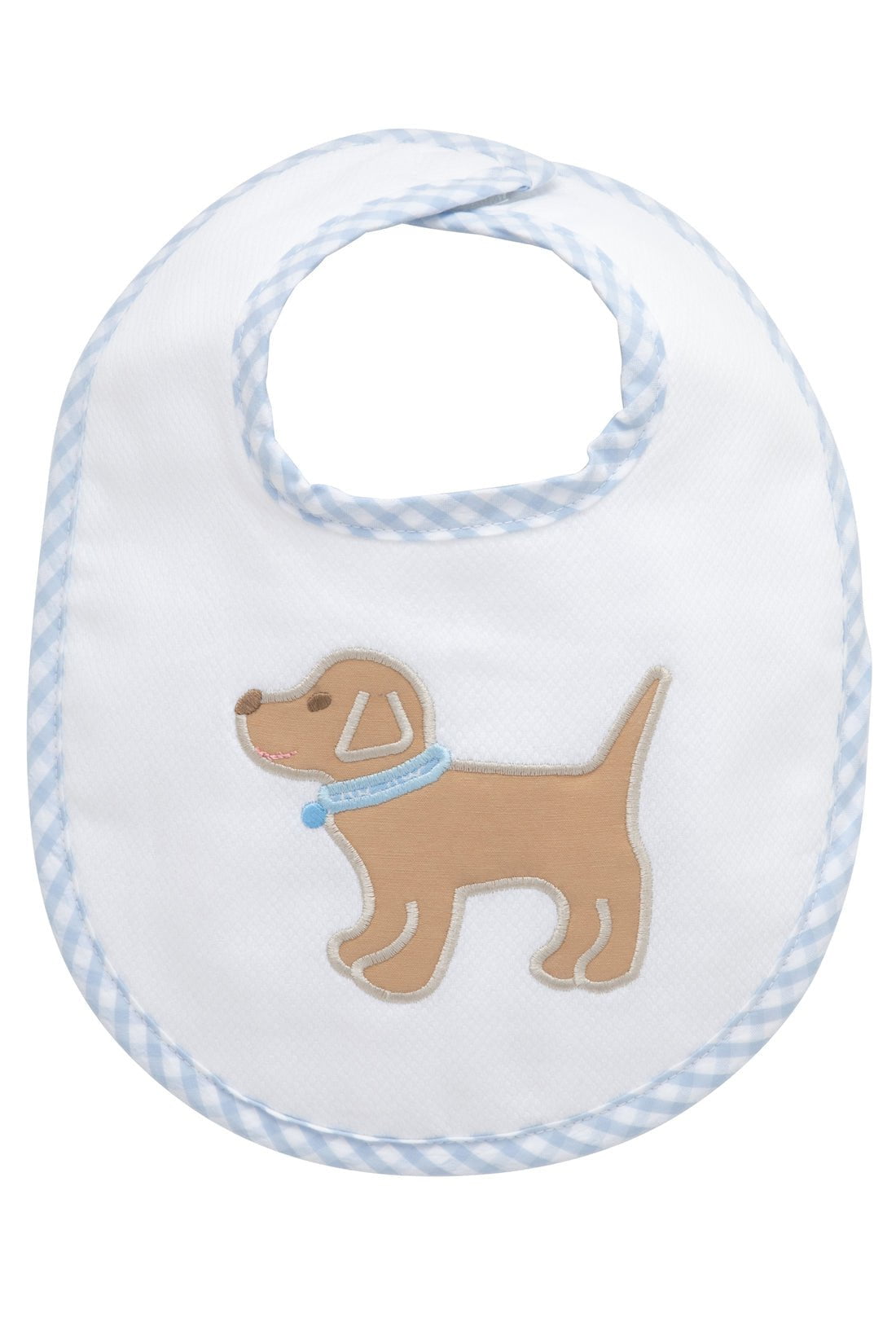 3 Marthas Apparel & Gifts Blue 3 Marthas Lab Puppy Applique Basic Bib