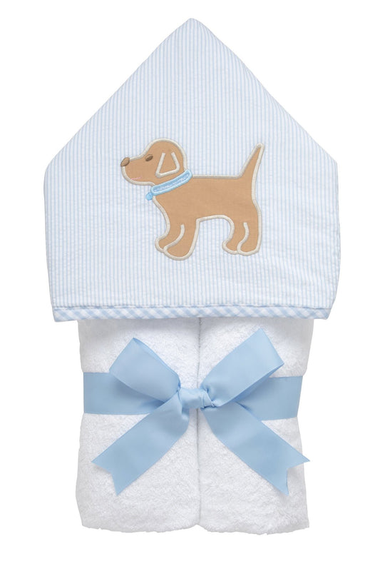 3 Marthas Lab Puppy Applique Everykid Towel