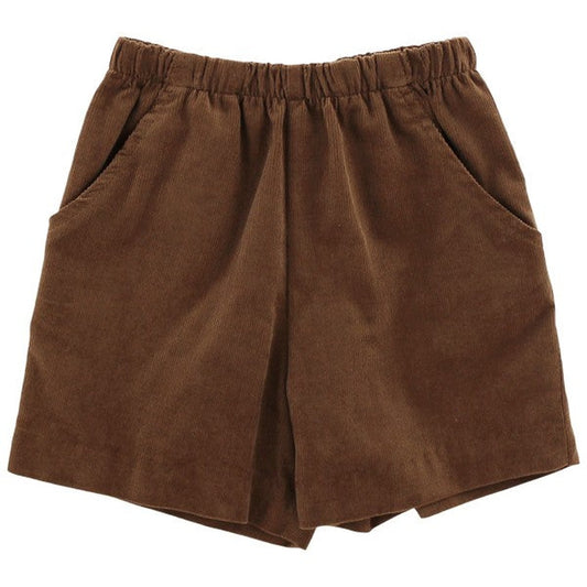 Bailey Boys Chocolate Brown Cord Elastic Waist Short