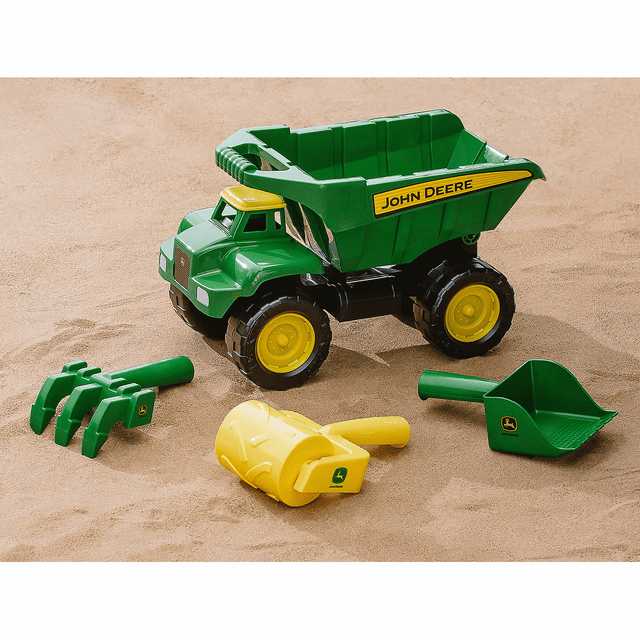 John Deere 15 Inch Big Scoop Dump Truck With Sand