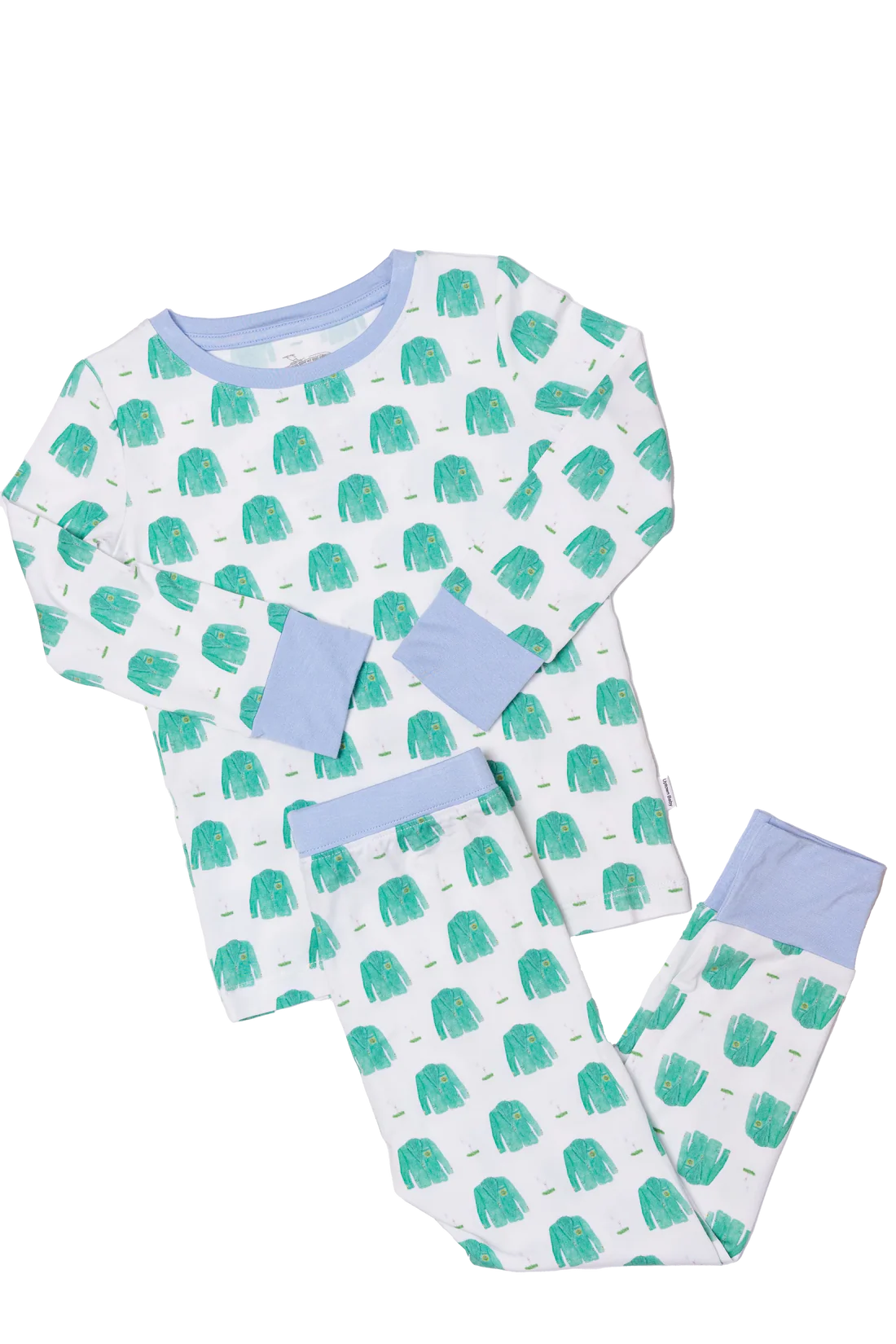 Uptown Baby Blue Golf Jacket Long Sleeve Pajamas