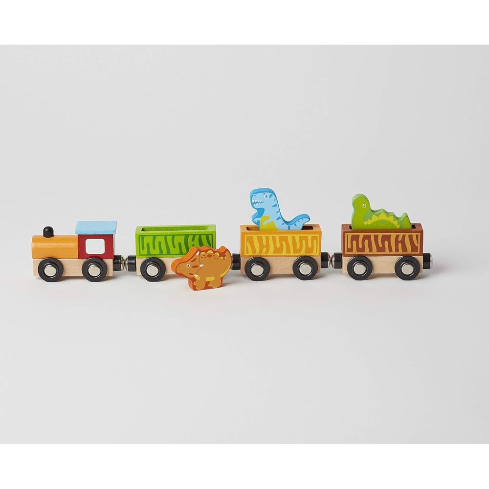 The Original Toy Company Wooden Dinosaur Train Set