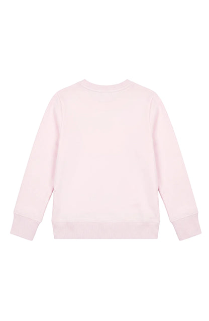 Preppy Goose Girls Embroidered Bows Sweatshirt