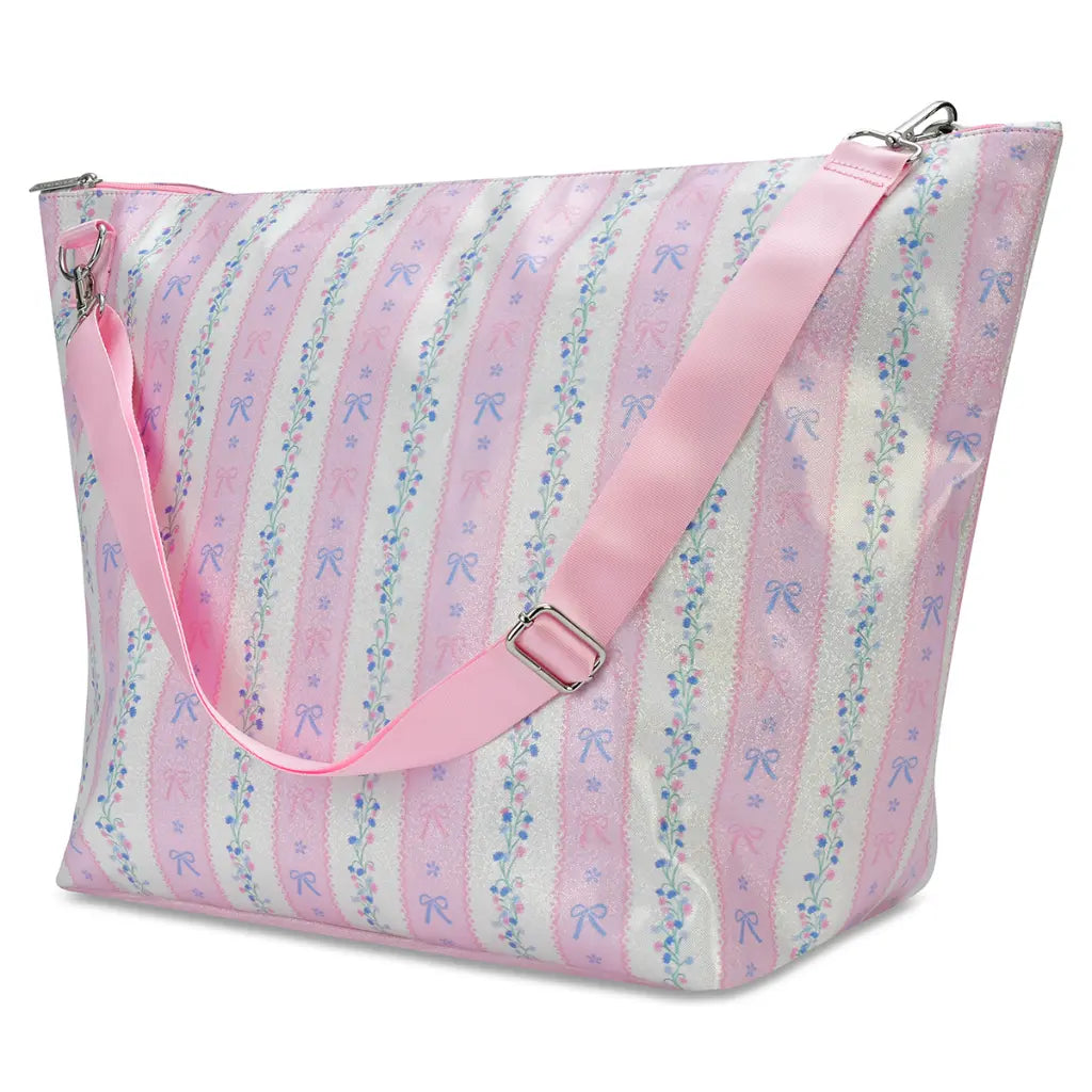 Iscream Girls Floral Stipes Weekender