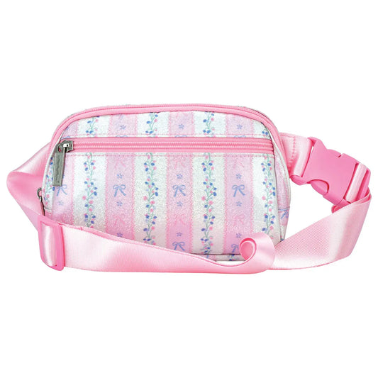 Iscream Girls Floral Stripes Belt Bag