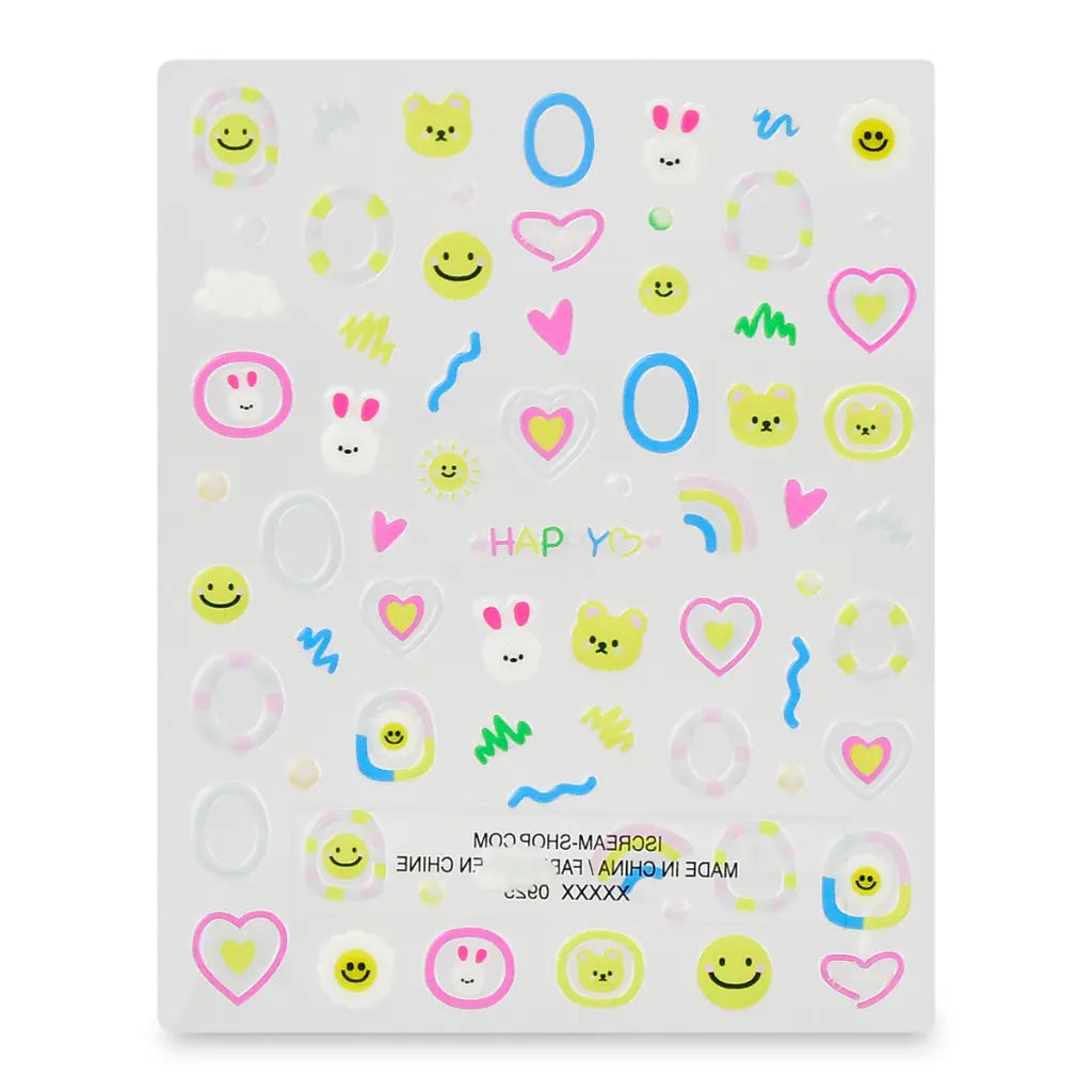 Iscream Girls Spring Nail Stickers