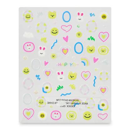 Iscream Girls Spring Nail Stickers