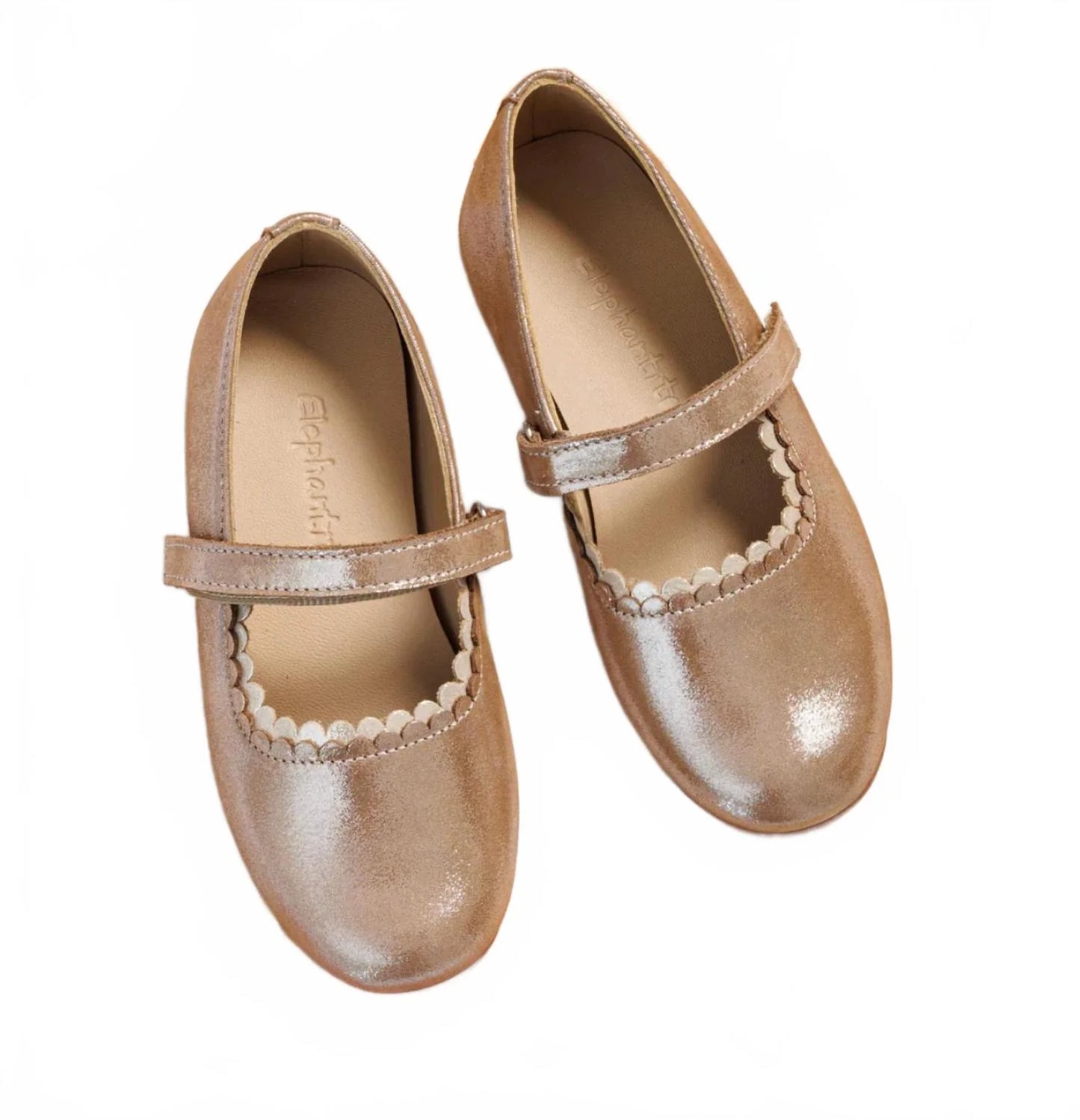 Elephantito Girls Aria Flats - Toffee