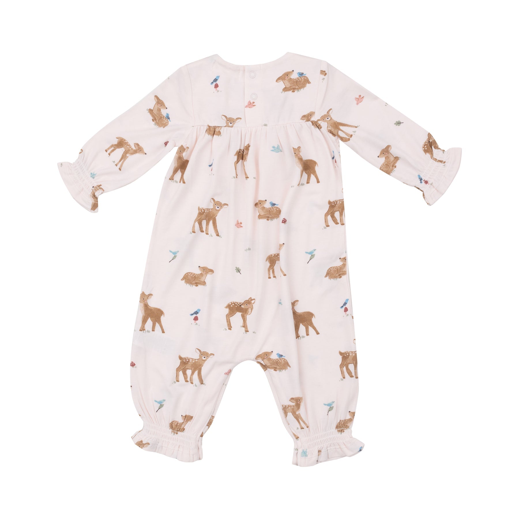 Angel Dear Soft Deer Smocked Romper