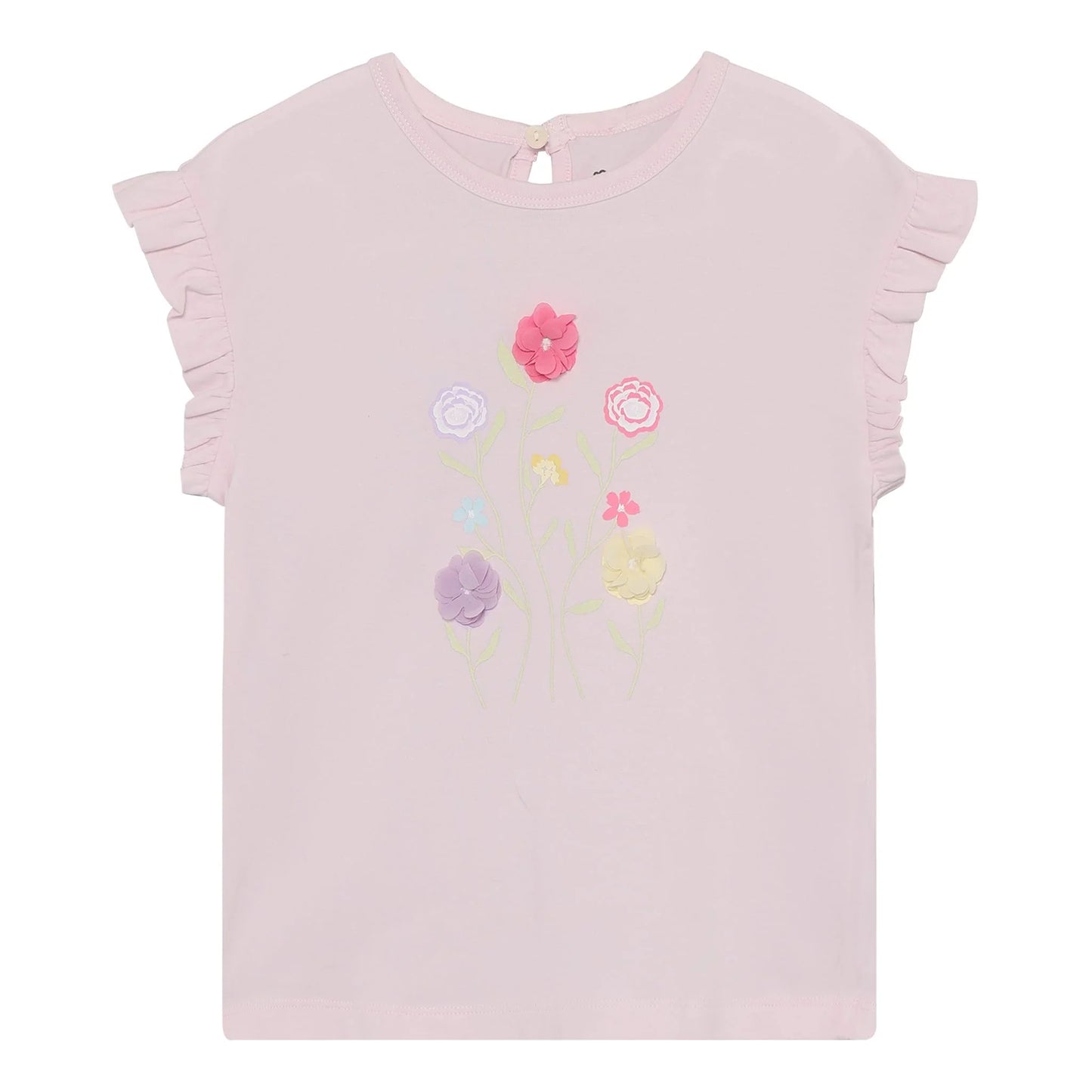 MinymoMinymo Girls 3-D Flower Frill ShirtBabysupermarket