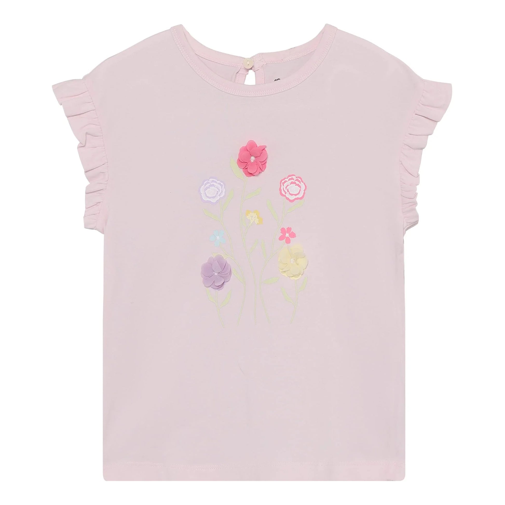 MinymoMinymo Girls 3-D Flower Frill ShirtBabysupermarket