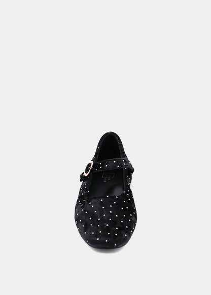 ShuShop Girls Annabelle Mini - Black Velvet