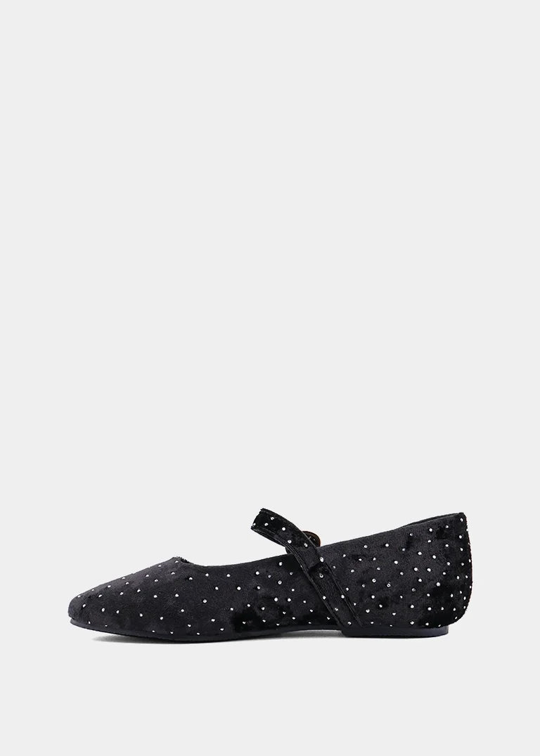 ShuShop Girls Annabelle Mini - Black Velvet