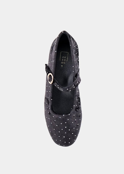 ShuShop Girls Annabelle Mini - Black Velvet