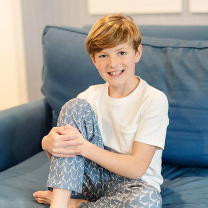 Lila and Hayes Becket Boys Hangout Pant - Rustic Antlers