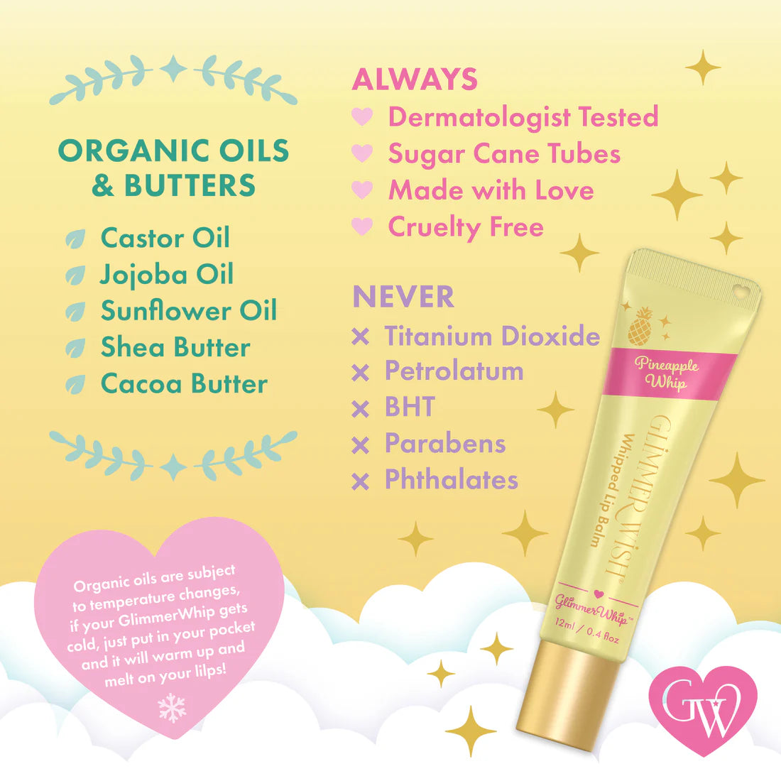Glimmer WishGlimmer Wish Whipped Lip Balm - Pineapple WhipBabysupermarket