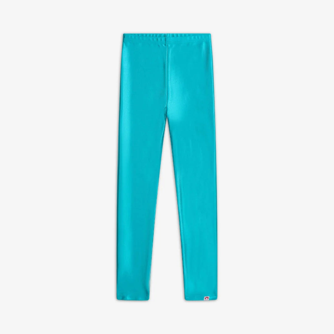 Appaman Girls Metallic Aqua Legging