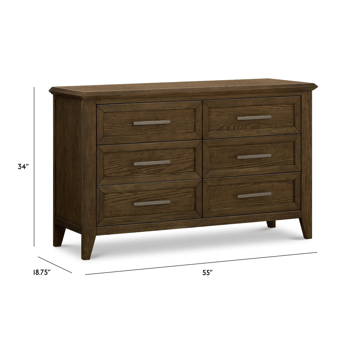 NamesakeMonogram by Namesake Barrow 6-Drawer Double DresserBabysupermarket