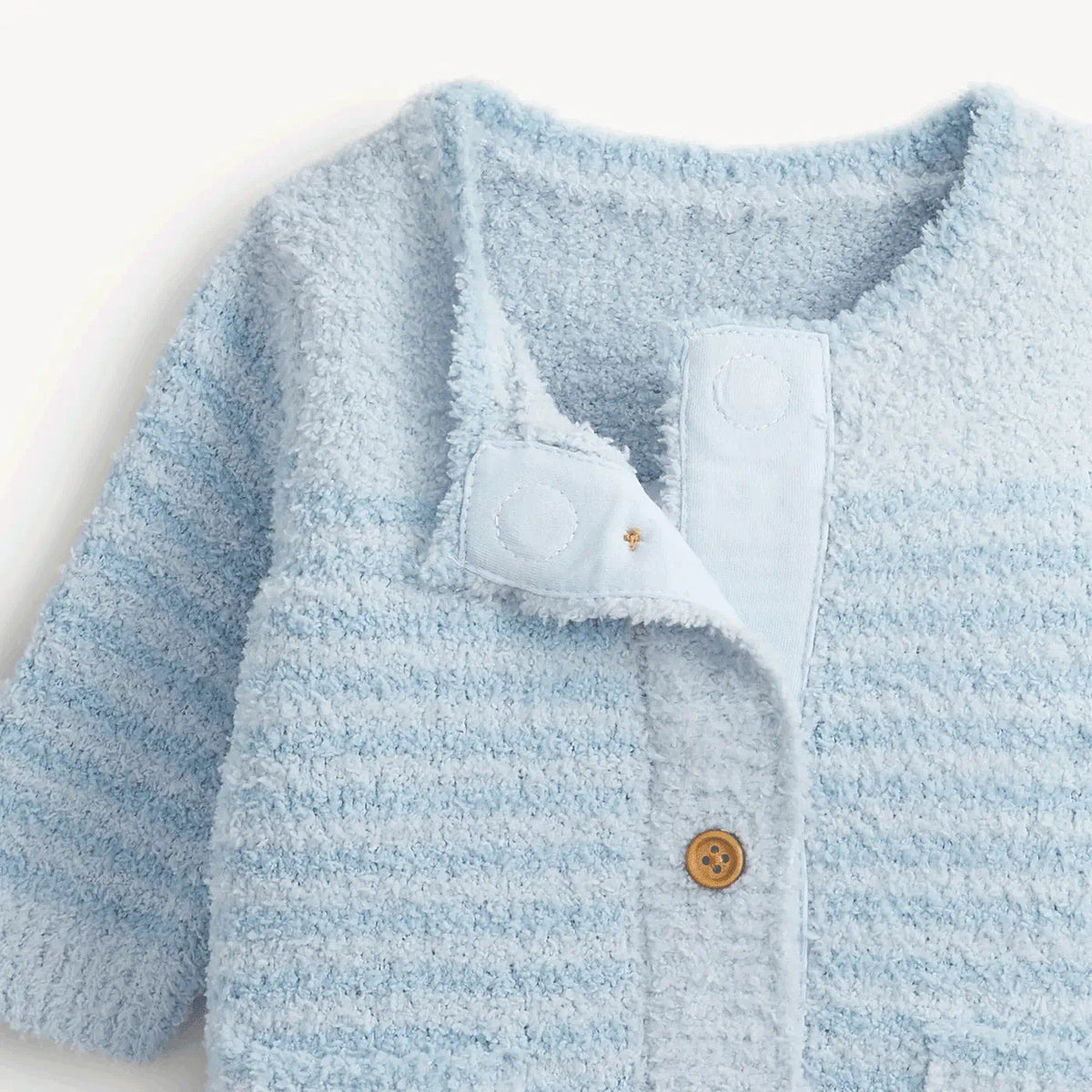 Magnetic Me Chenille Blue Sweater Romper