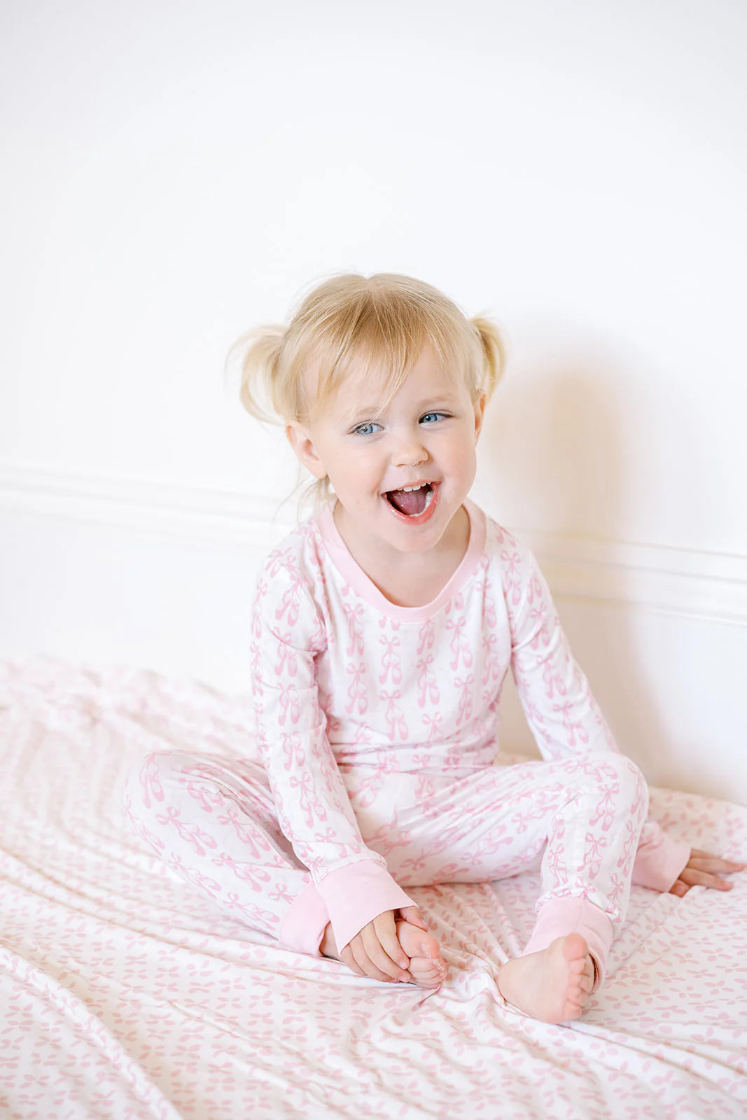 Uptown Baby Long Sleeve Pajamas - Ballet