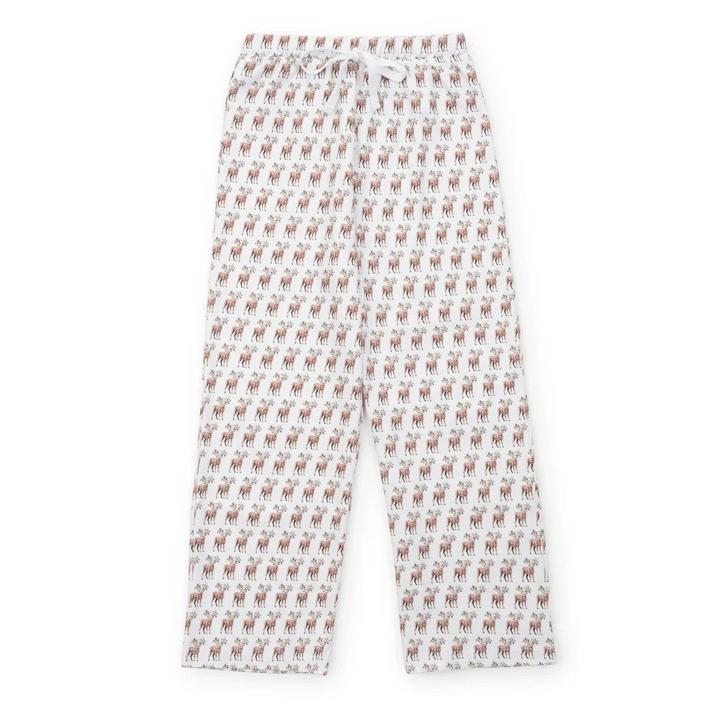 Lila and Hayes Festive Deer Beckett Hangout Pant