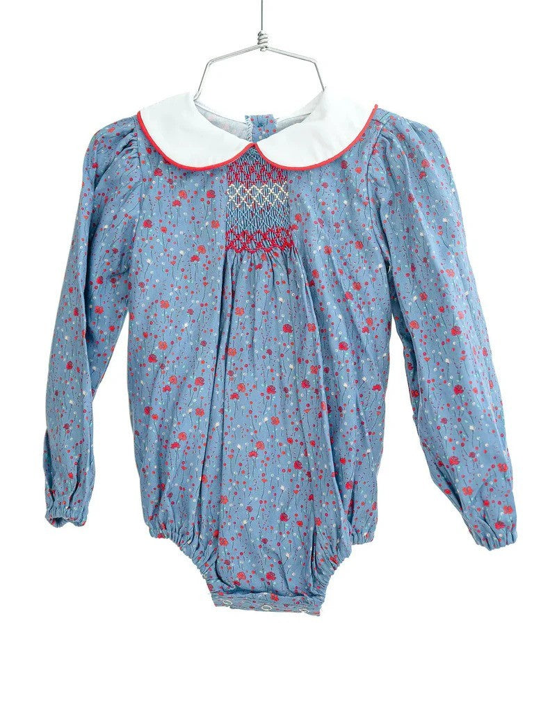 Ruth & Ralph Blue Floral Emmie Bubble