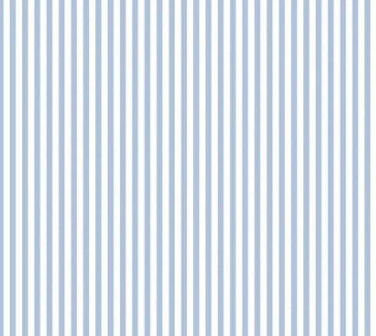 The Uptown Baby Crib Sheet Mini Stripe - Light Blue