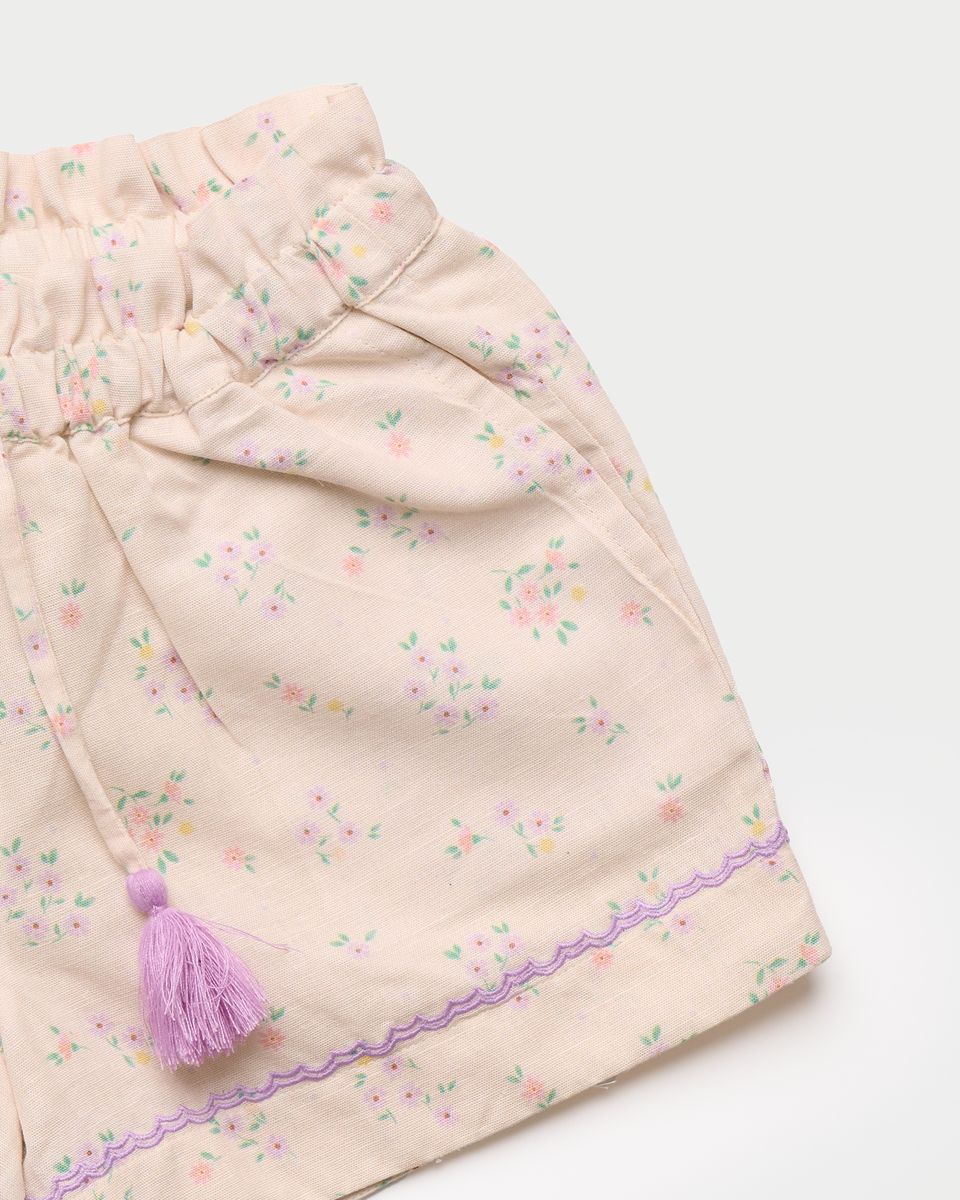 Early SundayEarly Sunday Girls Roman Shorts - Painted Bouquet PrintBabysupermarket