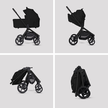 Silver Cross Breez Compact Stroller + Folding Bassinet Bundle