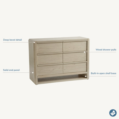 Maxi-Cosi Nursery NorCal 6-Drawer Dresser